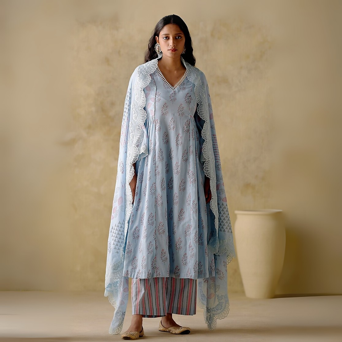 Celebrate Tradition with Our 3 Combo Festive Kurta Sets + Dupatta | FK-06