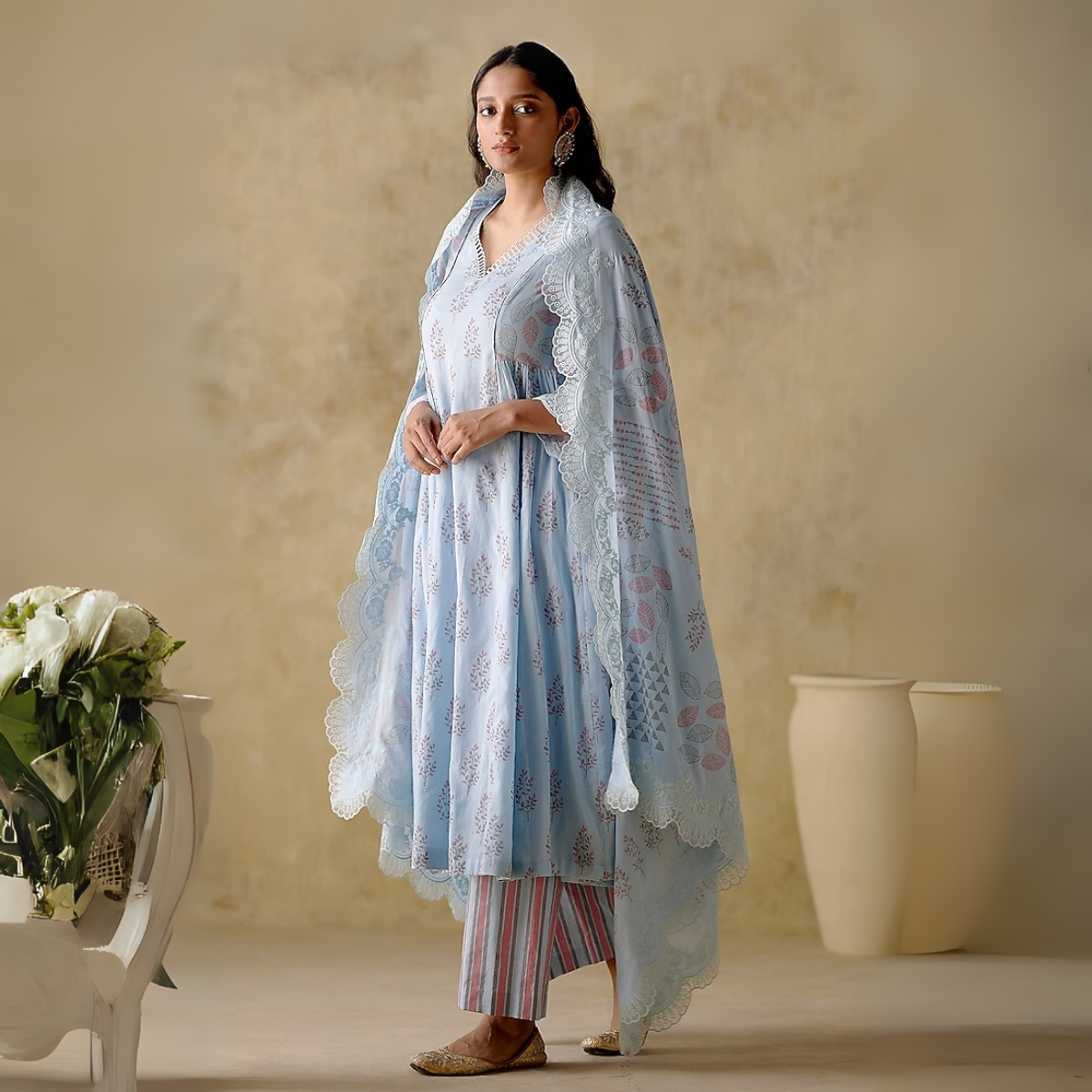Celebrate Tradition with Our 3 Combo Festive Kurta Sets + Dupatta | FK-06
