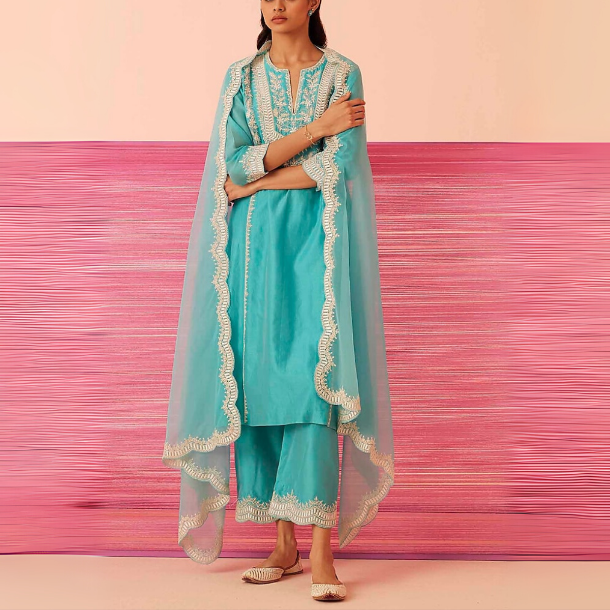 Celebrate Tradition with Our 3 Combo Festive Kurta Sets + Dupatta | FK-10
